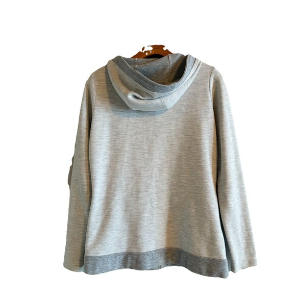 KUHL Arva Hoodie Long Sleeve Sweatshirt Asymmetrical Zipper‎ & Pockets Grey SZ S - Picture 4 of 14